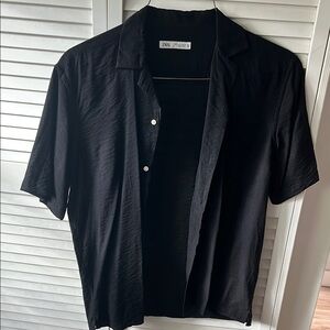 Zara Black Short Sleeve Shirt